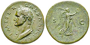 Galba 68-69
Sestertius, Rome, 68-69, AE 26.3 ... 