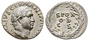 Vitellius 69
Denarius, Rome, 69, AG 3.57 ... 