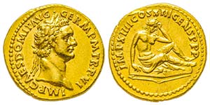 Domitianus 81-96
Aureus, Rome, 87, AU 7.57 ... 