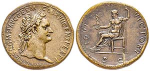 Domitianus 81-96
Sestertius, 81-96, AE 22.28 ... 