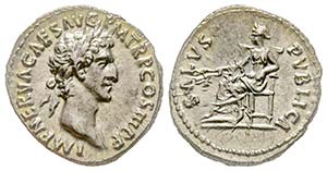Nerva 96-98
Denarius, Rome, 97, AG 3.42 ... 