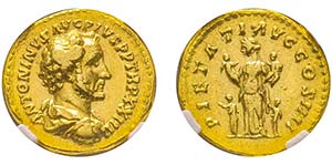 Antoninus Pius 138-161 Aureus, Rome, ... 