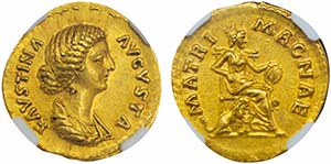 Marcus Aurelius  pour Faustina II, Augusta ... 