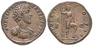 Marcus Aurelius 161-180
Sestertius, Rome, ... 