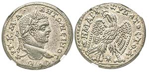 Caracalla 211-217 
Tetradracme, Phoenicia, ... 