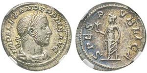 Severus Alexander 222-235 
Denarius, Rome, ... 