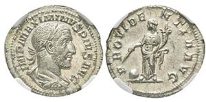 Maximinus I 235-238 
Denarius, Rome, ... 