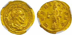 Traianus Decius 249-251 
Aureus, Rome, ... 