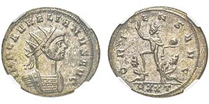 Aurelianus 270-275 Antoninianus, Ticinum, ... 