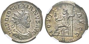 Diocletianus 284-305 
Antoninianus, Lugdunum ... 