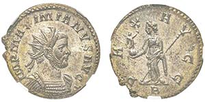 Maximianus I 286-310
Antoninianus, Lugdunum ... 