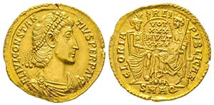 Constantius II 337-361
Solidus, Aquileia, ... 