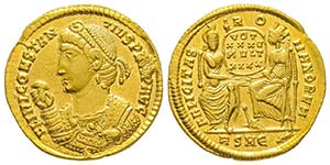 Constantius II 337-361
Solidus, Rome, 357, ... 