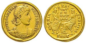 Constantius II 337-361
Solidus, Nicomédie, ... 