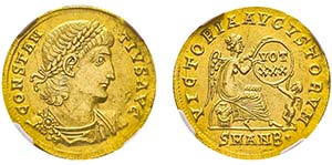 Constantius II 337-361
Solidus, Antioche ... 