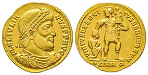 Julianus II 360-363
Solidus, Sirmium, ... 