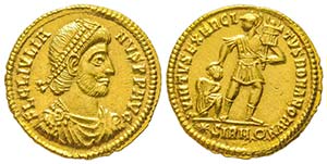 Julianus II 360-363
Solidus, Sirmium, AU ... 
