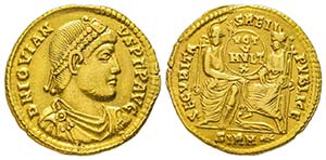Jovianus 363-364
Solidus, Sirmium, 363-364, ... 