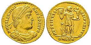 Valentinianus I 364-375
Solidus, Lugdunum ... 
