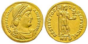 Valentinianus I 364-375
Solidus, Mediolanum, ... 