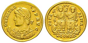 Valens 364-378
Solidus, Constantinople, ... 