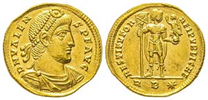 Valens 364-378
Solidus, Rome, 364-378, AU ... 