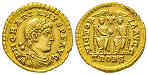 Gratianus 375-383
Solidus, Treviri, 375-383, ... 