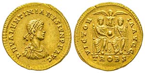 Valentinianus II 375-392
Solidus, Treviri, ... 