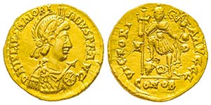 Maiorianus 457– 461
Solidus, Mediolanum, ... 