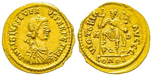 Libius Severus 461-465
Solidus, Mediolanum, ... 