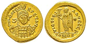 Leo I 457-474 (Empereur d’Orient)
Solidus, ... 