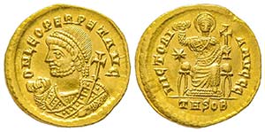 Leo I 457-474 (Empereur d’Orient)
Solidus, ... 