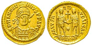 Anthemius 467-472
Solidus, Rome, 468, AU ... 