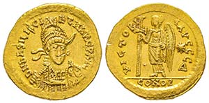 Basiliscus et Marcus 475-476
Solidus, ... 