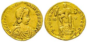 Monnayage au nom de Valentinianus III ... 