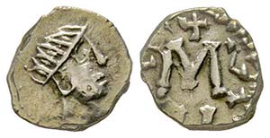 Mérovingiens, Sigebert III 639-656
Denier, ... 