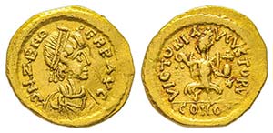 Zeno 476-491
Tremissis, Constantinople, ... 