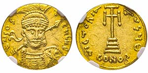 Constantinus IV 668-685
Solidus, Syracuse, ... 