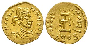 Constantinus IV 668-685
Tremissis, ... 