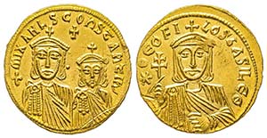 Theophilus 829-842
Solidus, Costantinople, ... 