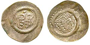 Lombards, Pertaritus 671-686
Demi silique, ... 