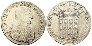 Monaco, Louis I 1662-1701 
Écu de 3 Livres ... 