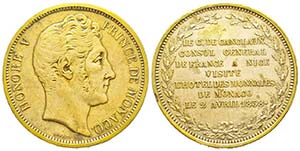 Monaco, Honoré V 1819-1841
Médaille de ... 