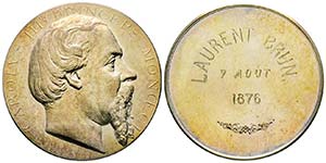 Monaco, Charles III 1856-1889
Médaille en ... 