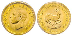 South Africa, George VI 1937-1952
1/2 Pound, ... 