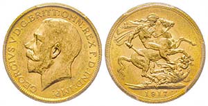 Australia, George V 1910-1936
Sovereign, ... 