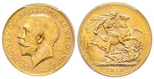 Australia, George V 1910-1936
Sovereign, ... 