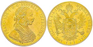 Austria, Franz Joseph, 1848-1916
4 Ducats, ... 