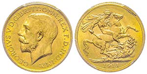 Canada, George V 1910-1936
Sovereign, 1911 ... 
