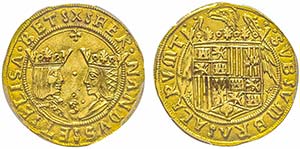 Spain, Ferdinand & Isabella 1474-1504
Doble ... 